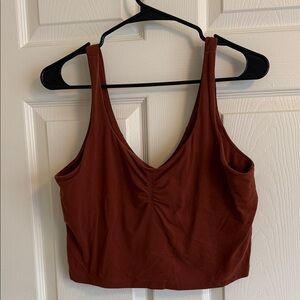 lululemon athletica Rust Brown align Cropped Tank
